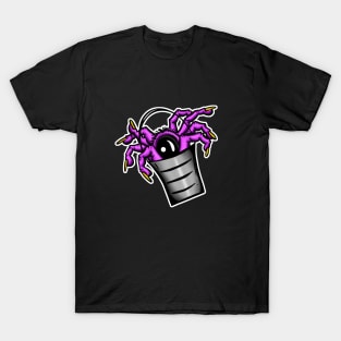 Cartoon Spider In A Bucket T-Shirt